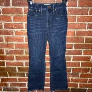Madewell Curvy Cali Demi Boot Denim Jeans Sz 26